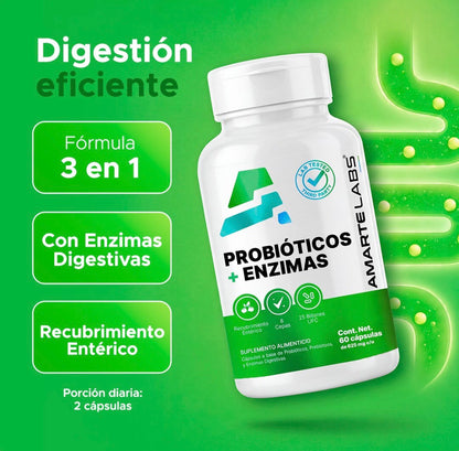 Probióticos + Enzimas