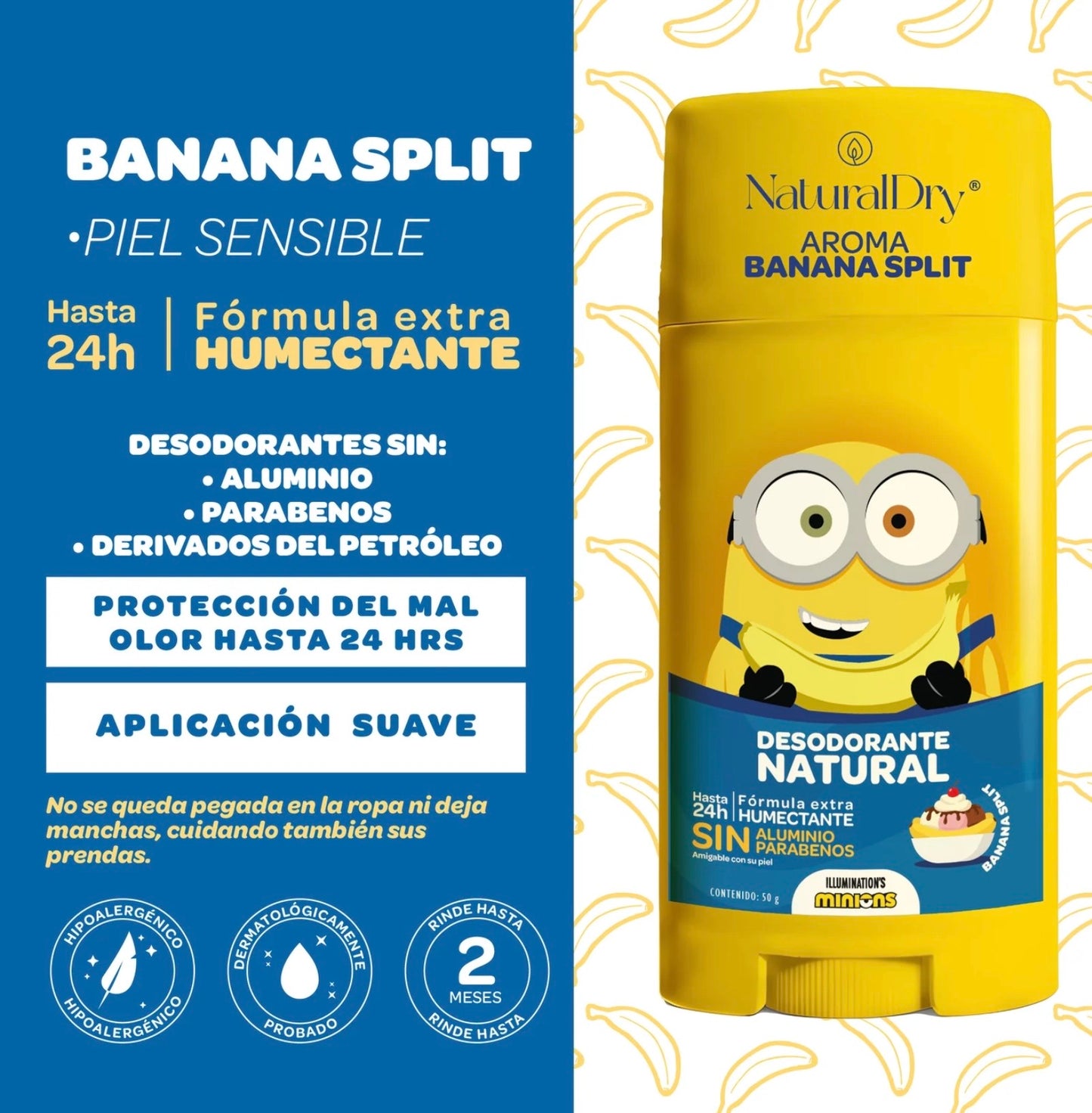 Natural Dry Banana Split
