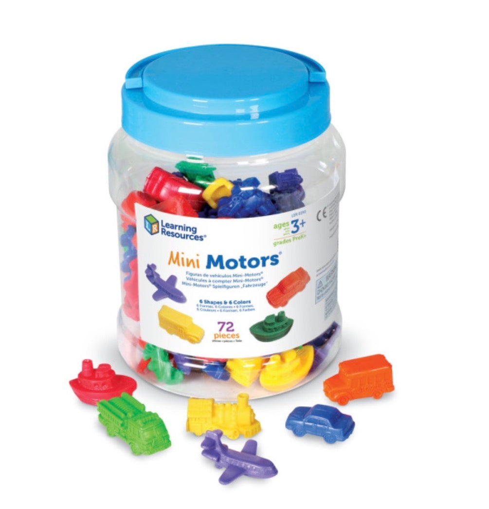 Mini Autos Contar y Clasificar 72 Pzs
