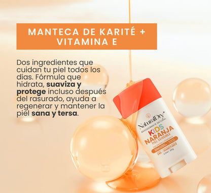 Natural Dry Naranja Kids