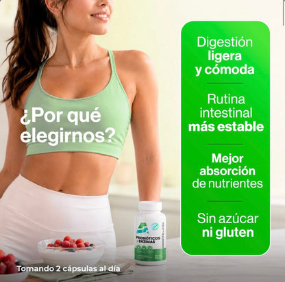 Probióticos + Enzimas
