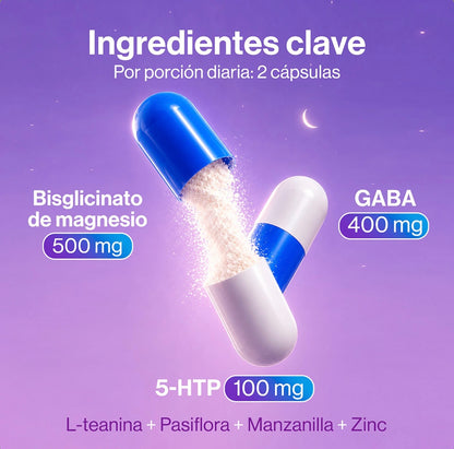 Glicinato De Magnesio + GABA + 5-HTP