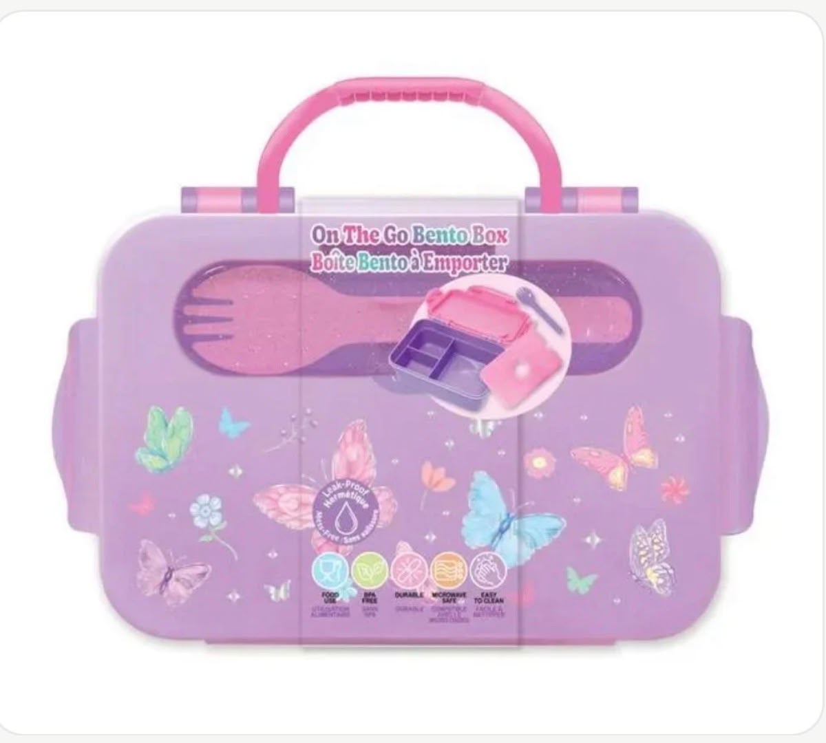 On The Go Bento Box Tie Dye Butterfly