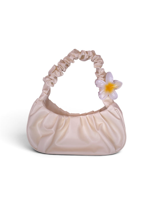 Bolsa Bloom Nude Médium